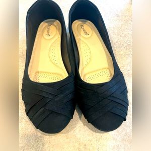 Never worn black flats